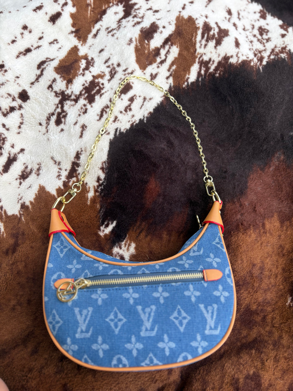 LV denim monogram bag (defect)