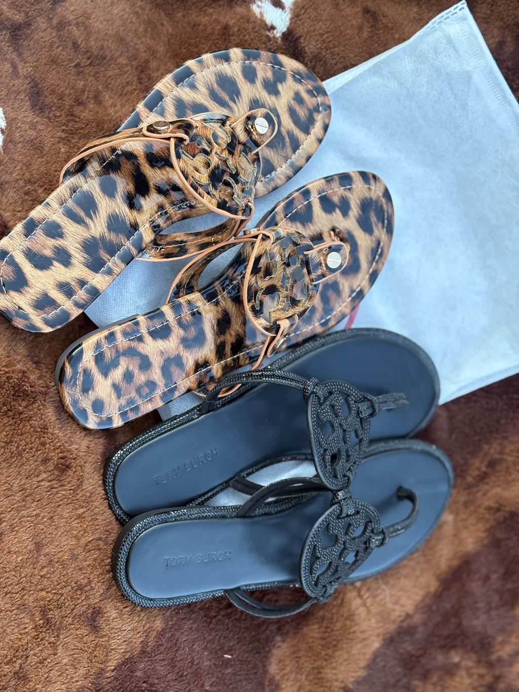 CHEETAH Tory Burch sandals