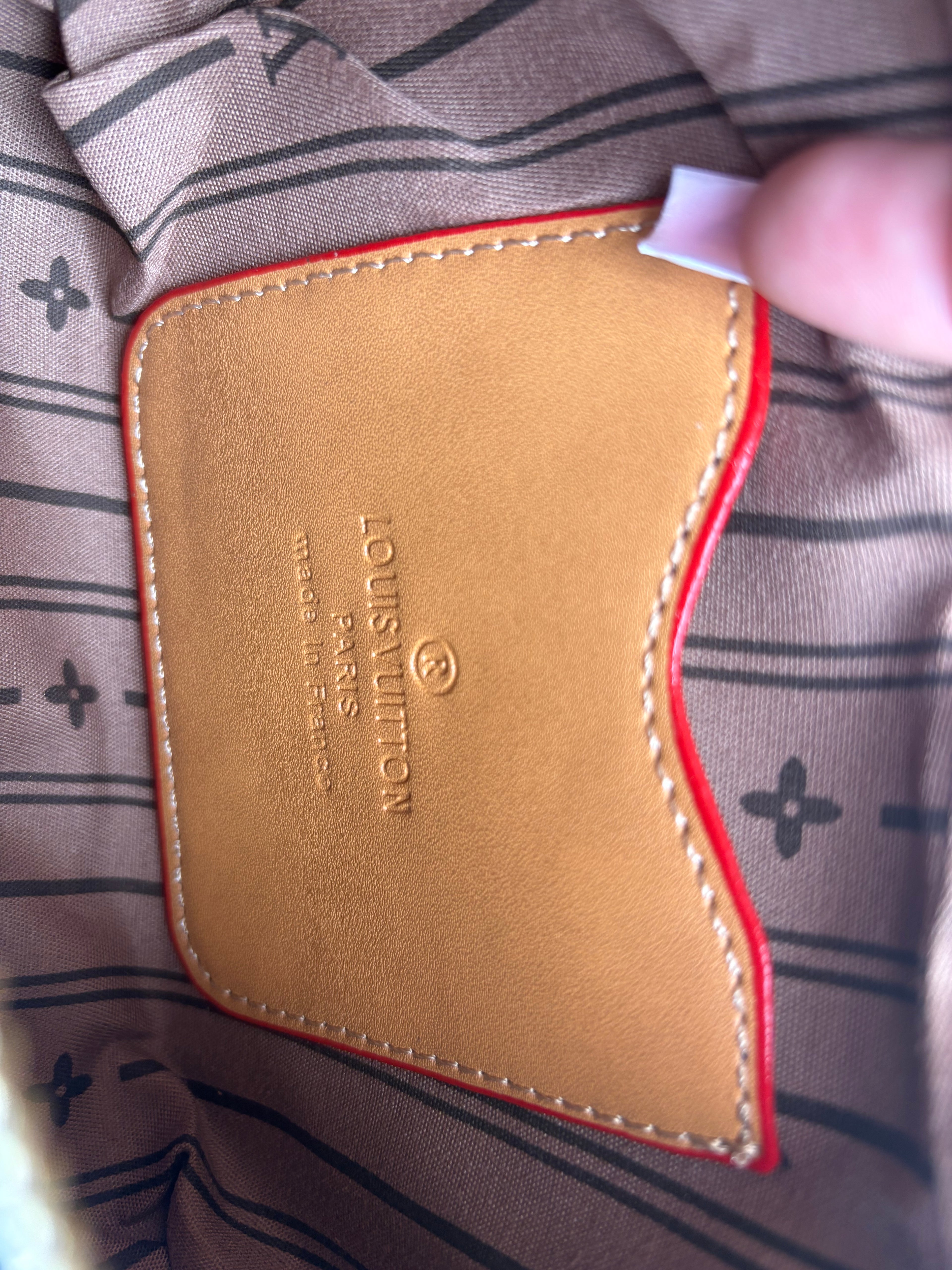 LV denim monogram bag (defect)