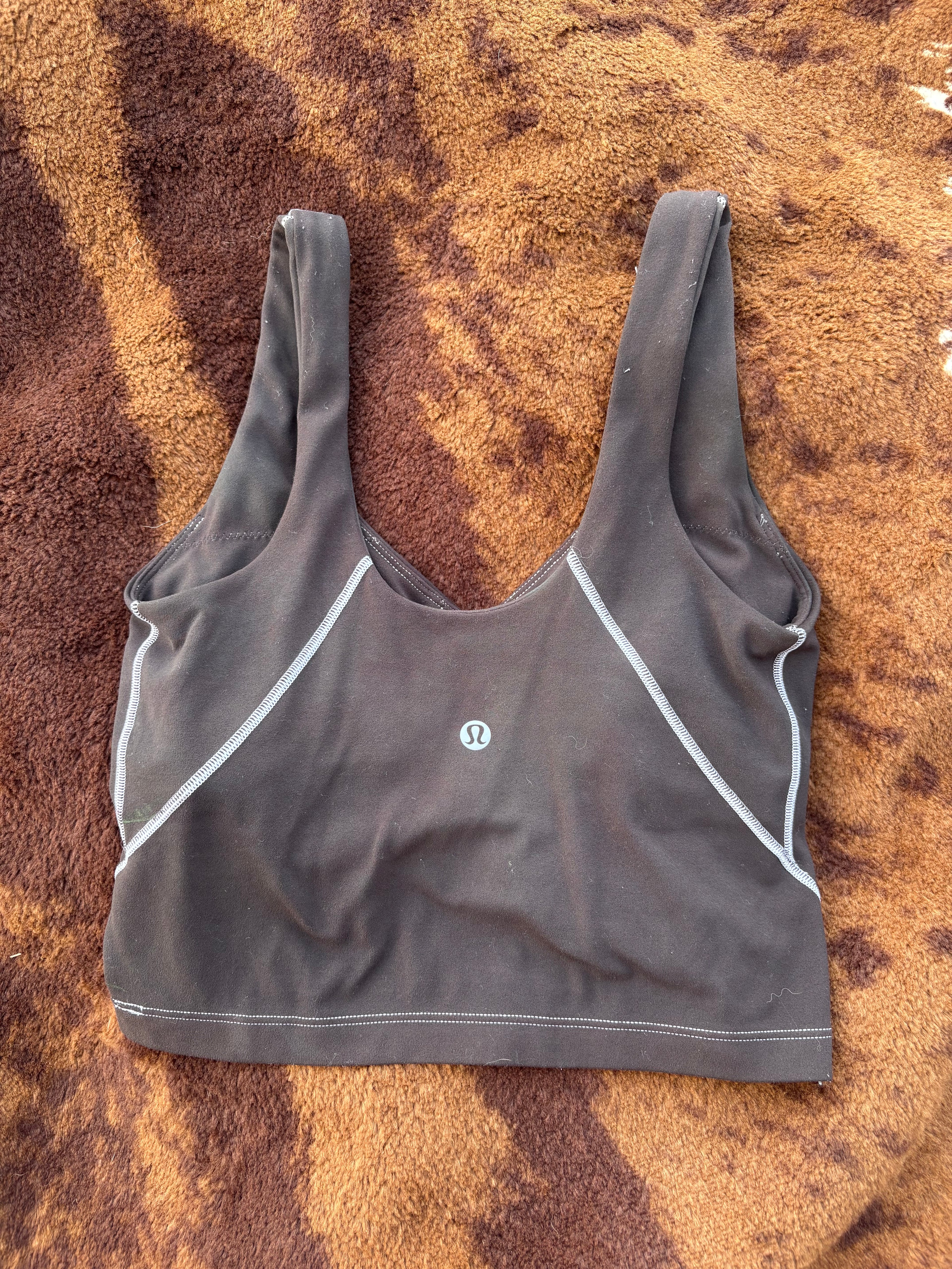 Brown lulu tank