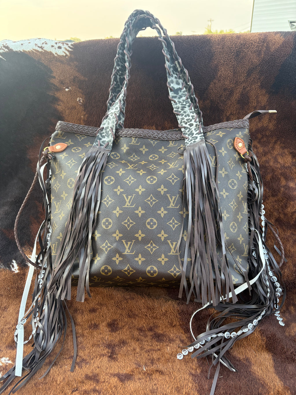 LV fringe bag