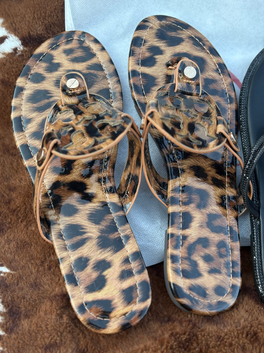 CHEETAH Tory Burch sandals