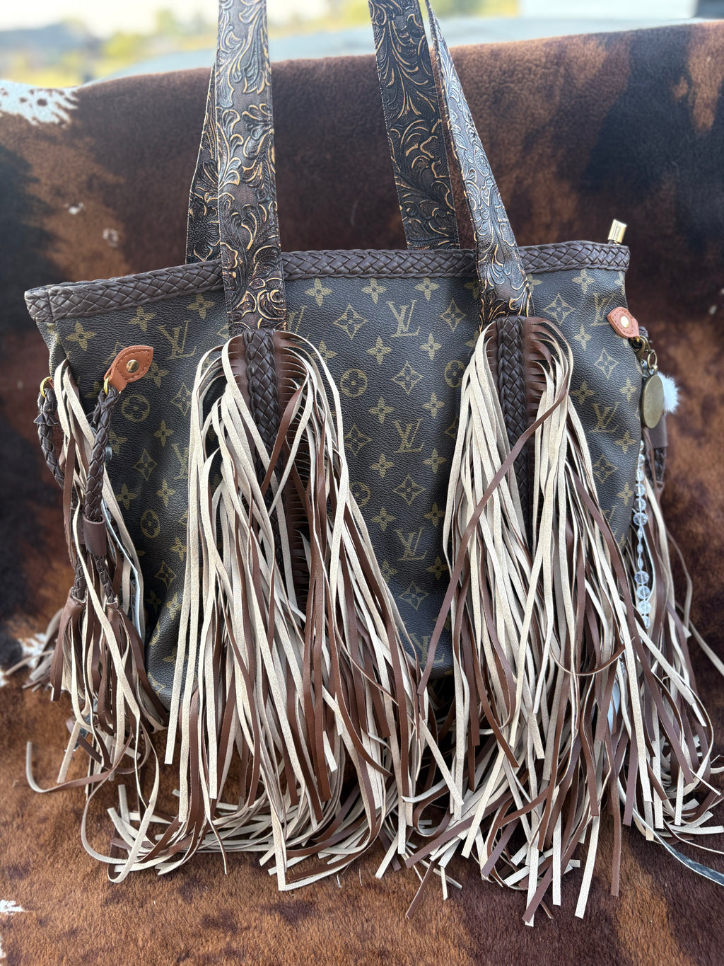 LV fringe bag