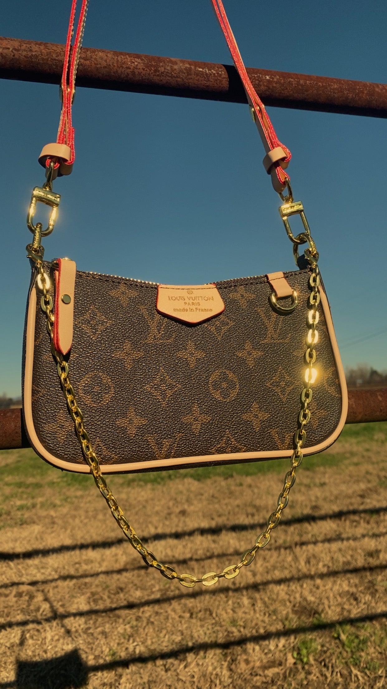 LV Brown monogram purse