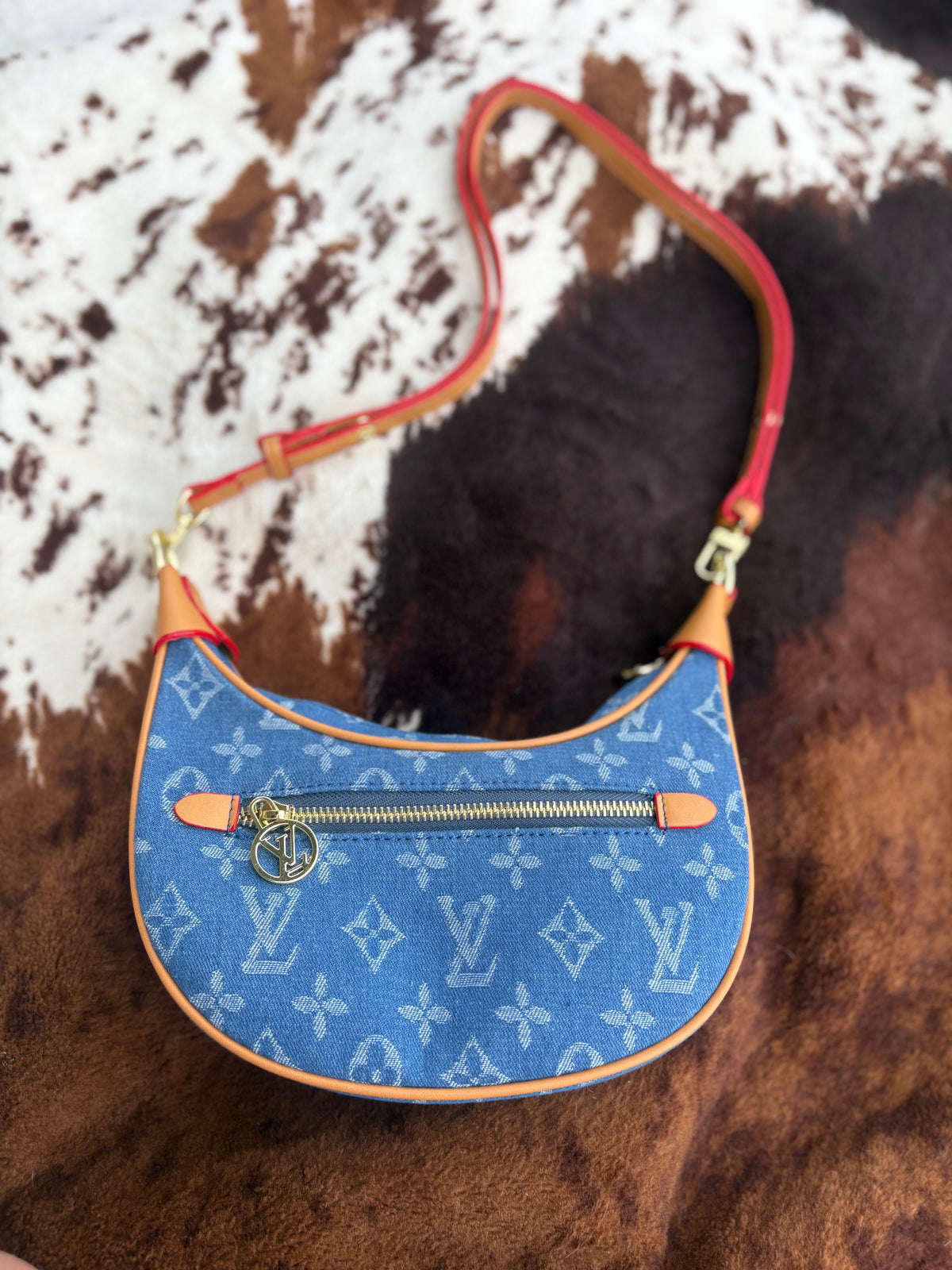 LV denim monogram bag (defect)
