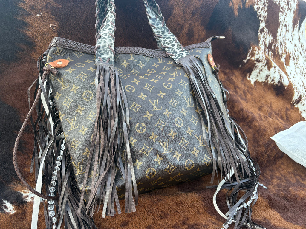 LV fringe bag