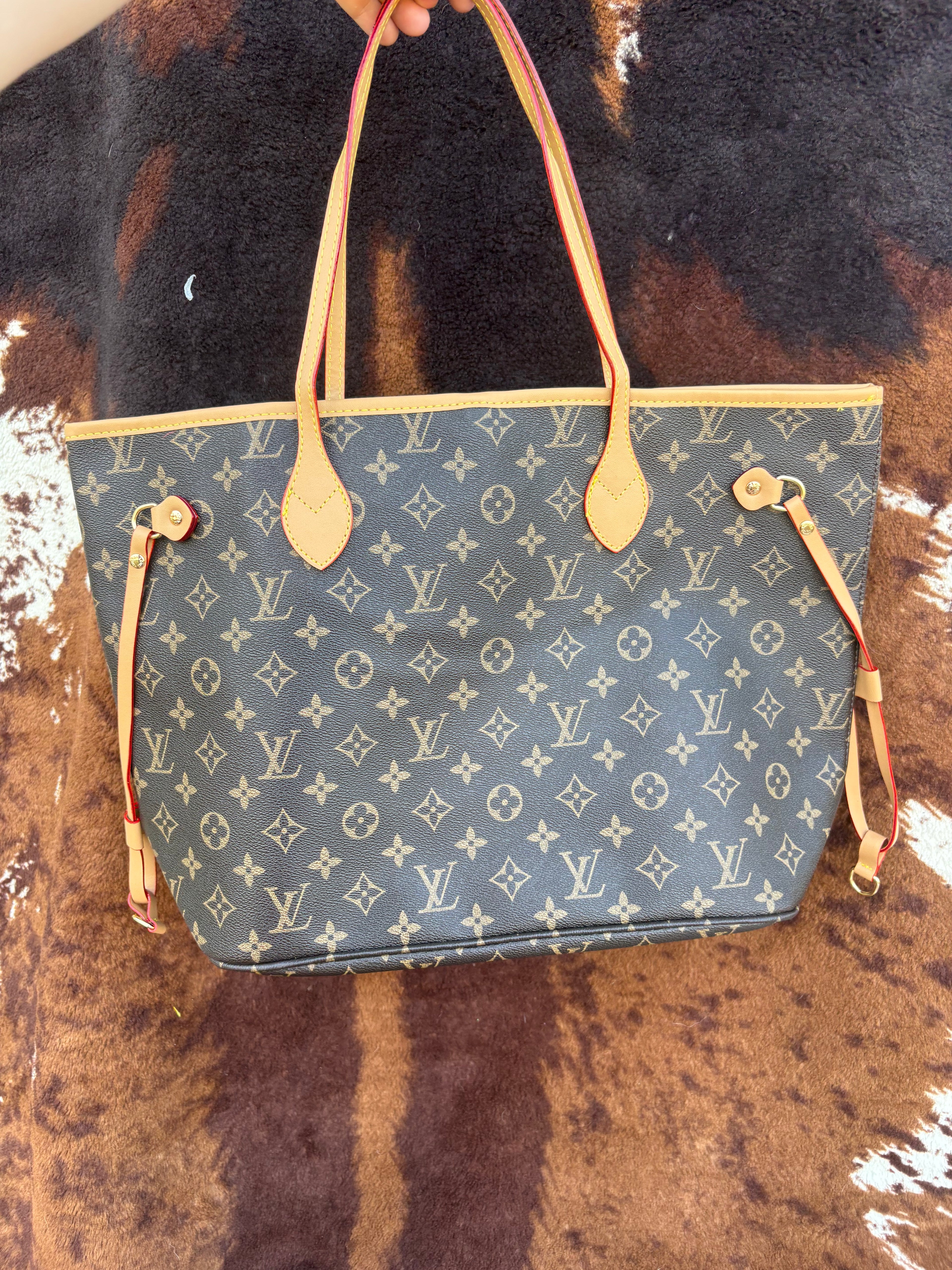 Brown LV neverfull