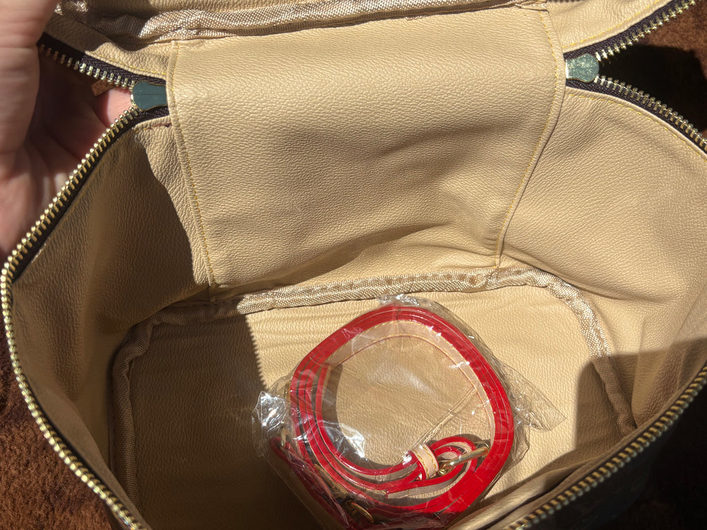 LV makeup bag