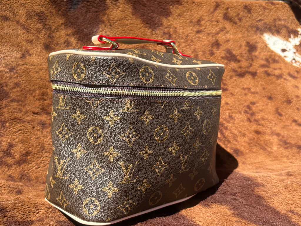 LV makeup bag