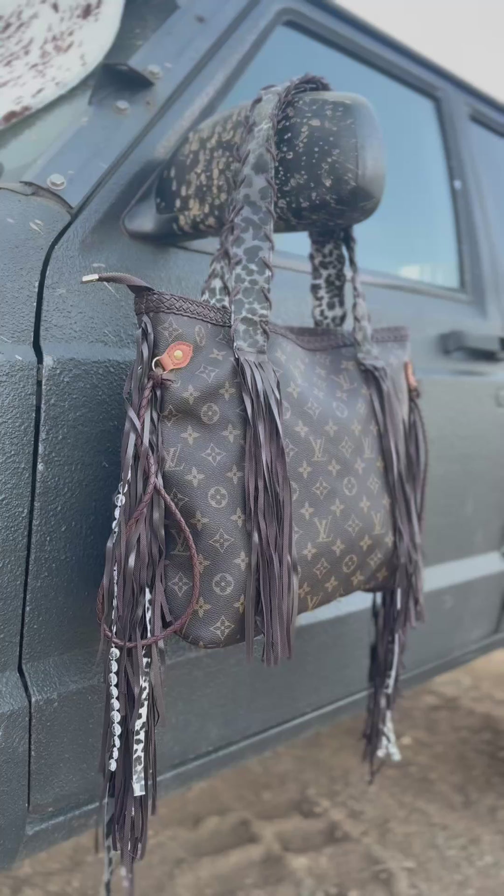 LV fringe bag
