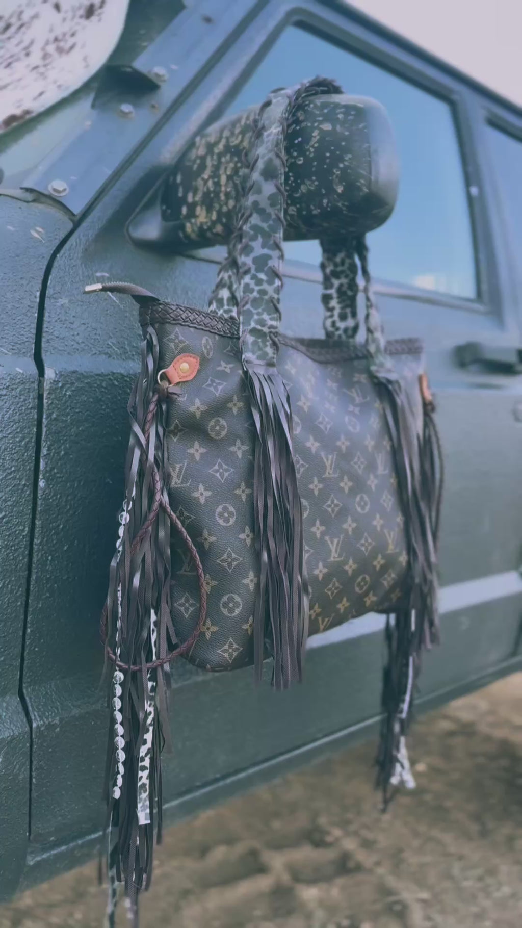 LV fringe bag